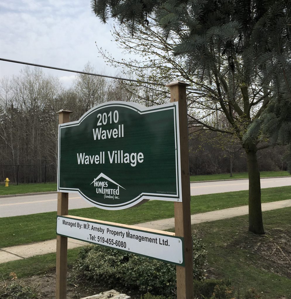 Sign outfront of Wavell Village