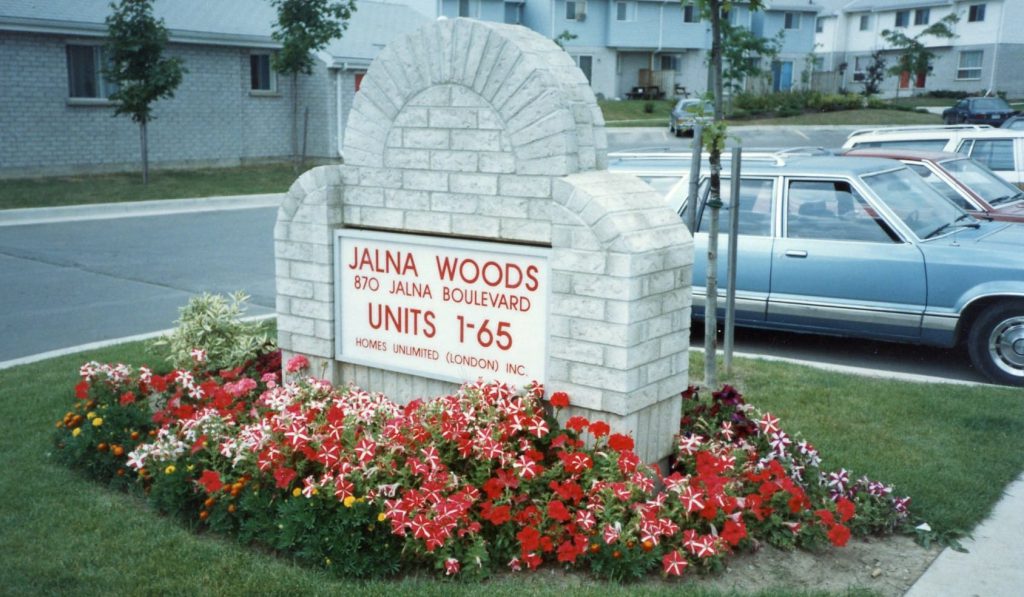 Jalna Woods original sign