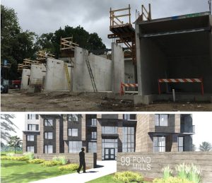 99 Pond Mills construction photo