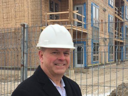 Jim Foote - outside construction of building